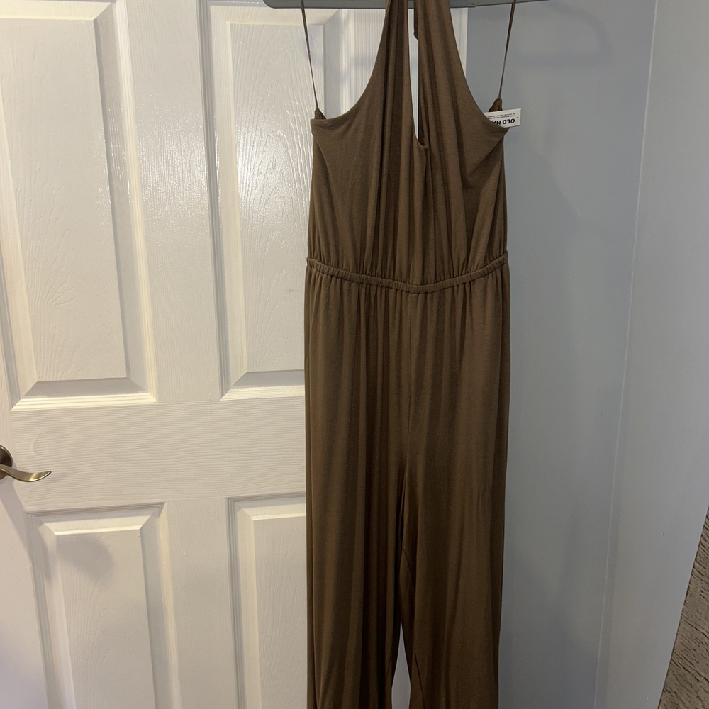 Old Navy Chocolate Brown Jumpsuit